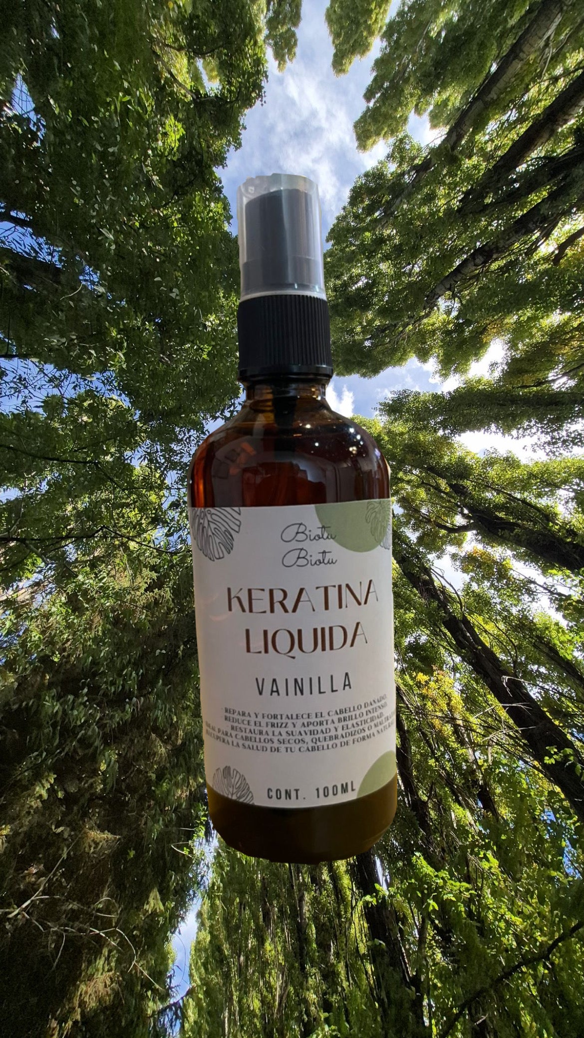 Keratina Liquida Aroma Vainilla