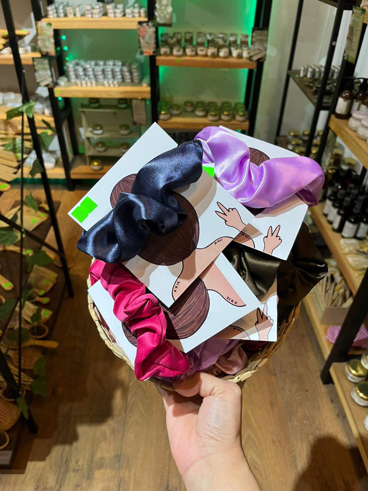 Scrunchies De Satín