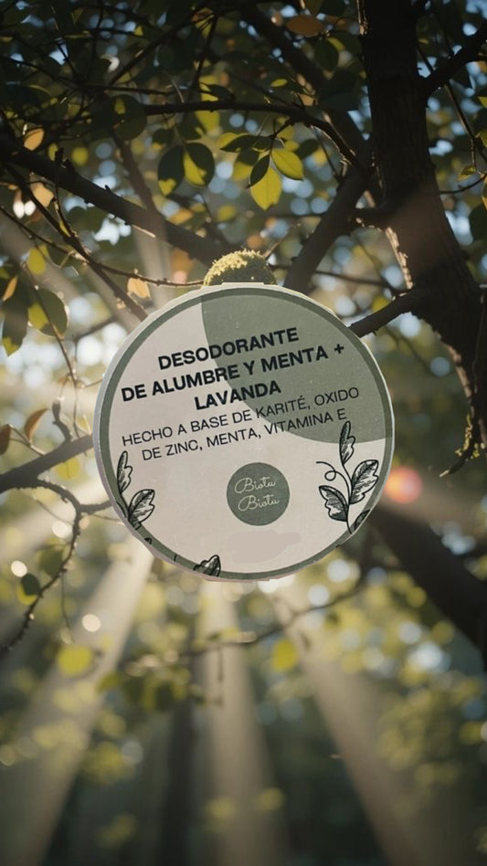 Desodorante En Crema Menta, Lavanda Y Alumbre