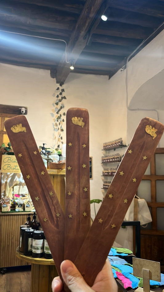 Porta Inciensos De Madera