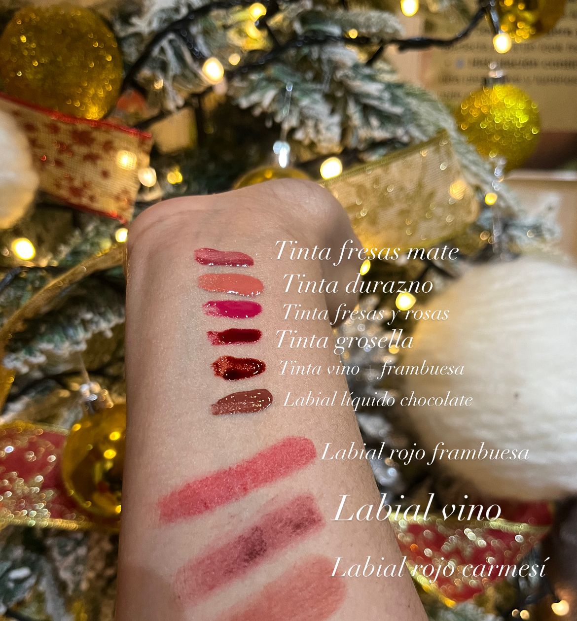 Tintas Y Labiales Liquidos Naturales Con Acido Hialuronico