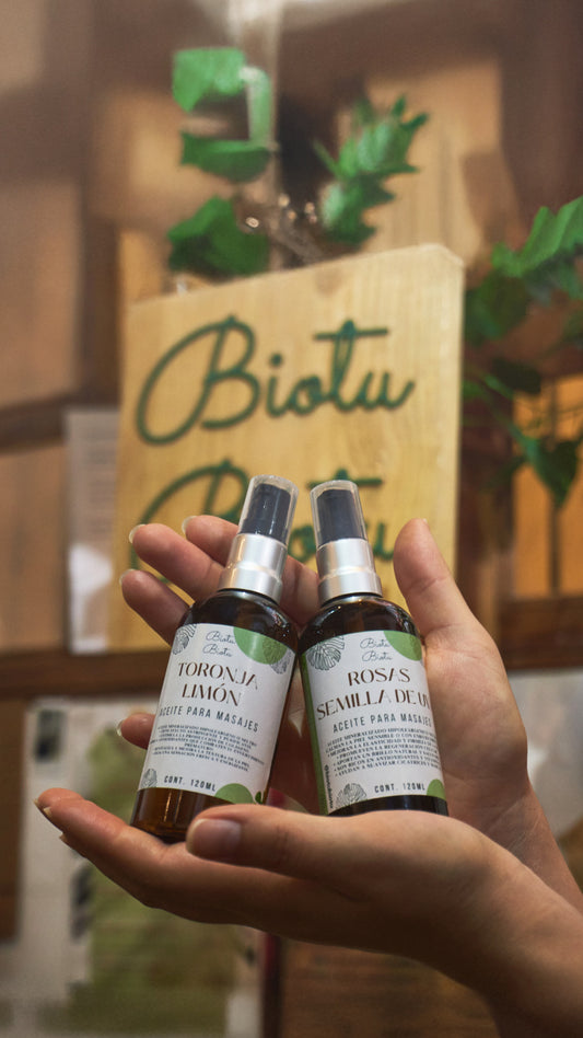 Aceite Para Masajes De Rosas Y Uva